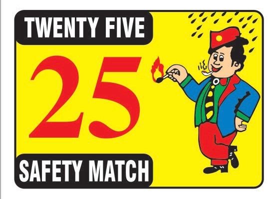 25 Safety Matches