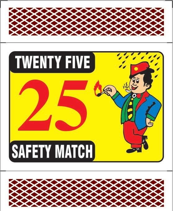 25 safety matches