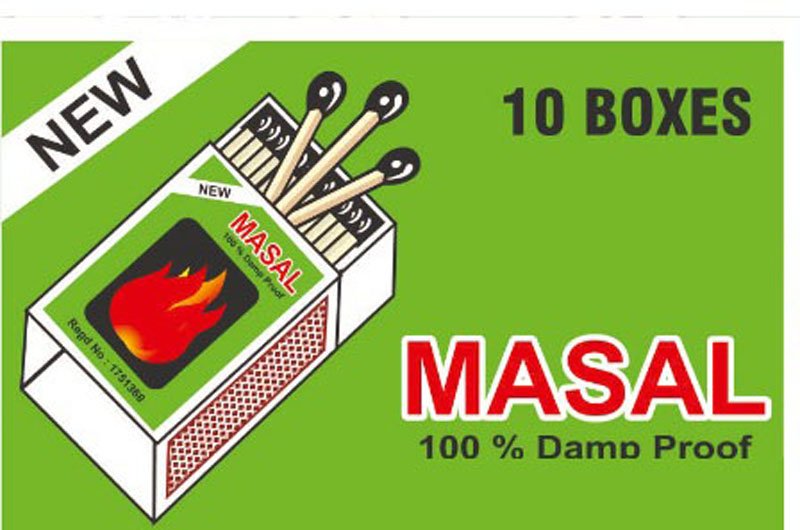 New Masal Safety Match Box